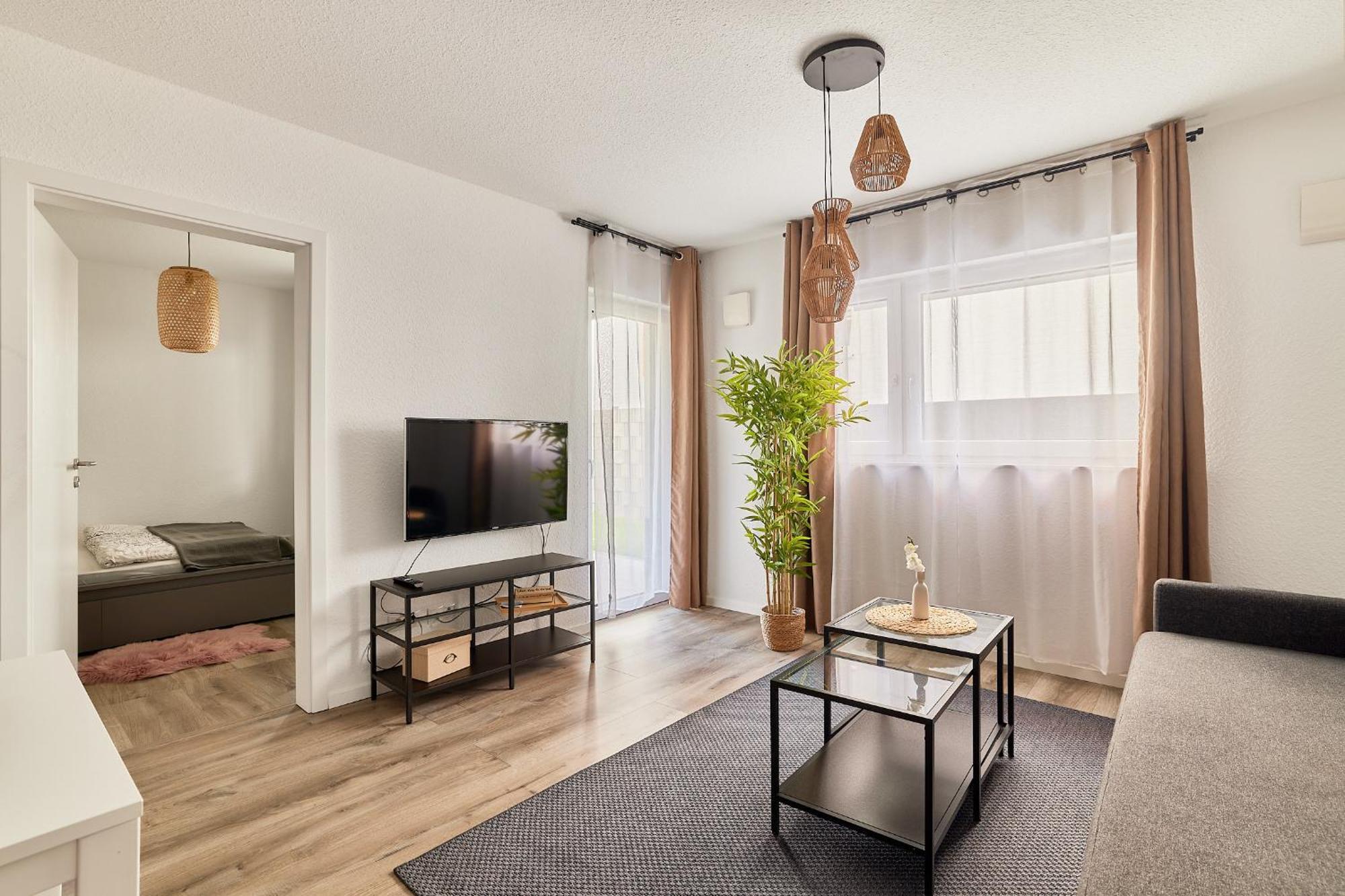 Elegantes 1 Zimmer Apartment Neubau City Airport City Airport Mannheim Exterior foto